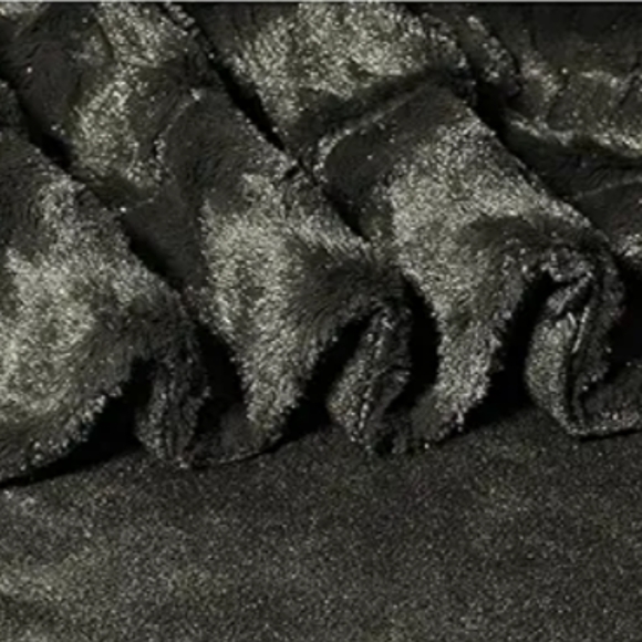 Soft Textured Chocolate Brown Queen / Full Size Bed Faux Fur Blanket Bedspread - Picture 7 of 9
